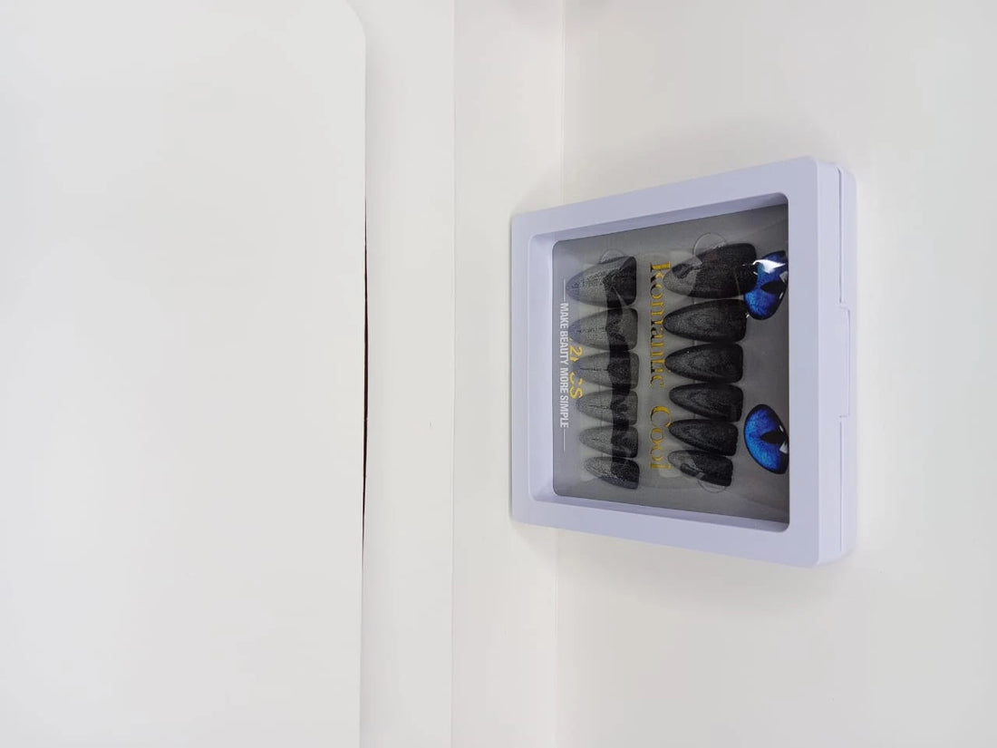 Set of dental impression trays in a clear plastic case on a white background